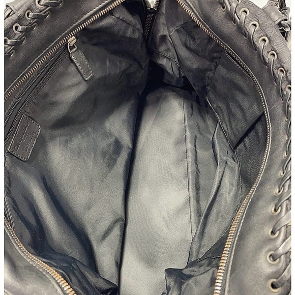 CHRISTIAN DIOR Monogram Ethnic Shoulder Bag Black - Picture 9 of 13